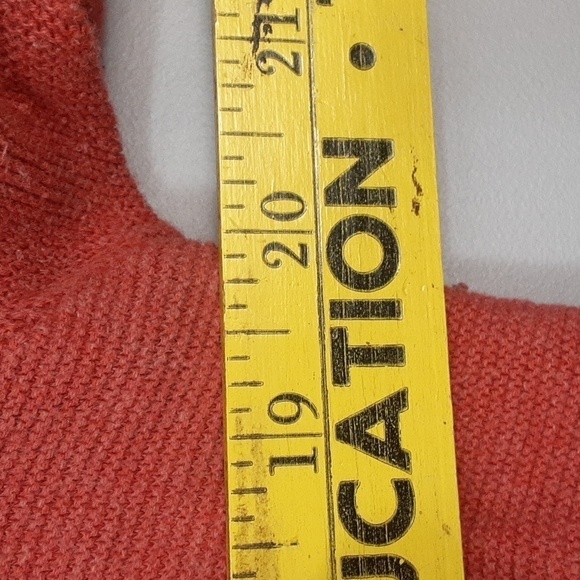 Eileen Fisher Linen Blend Waterfall Cascading Rust Colored Cardigan - Picture 4 of 8